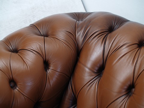 Chesterfield Leder Sofa
