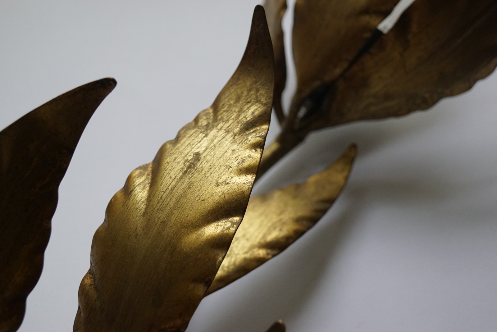 Vintage Wandlampe Hans Koegl Hollywood Regency Wandleuchter Original Palmenlampe Requisite Film