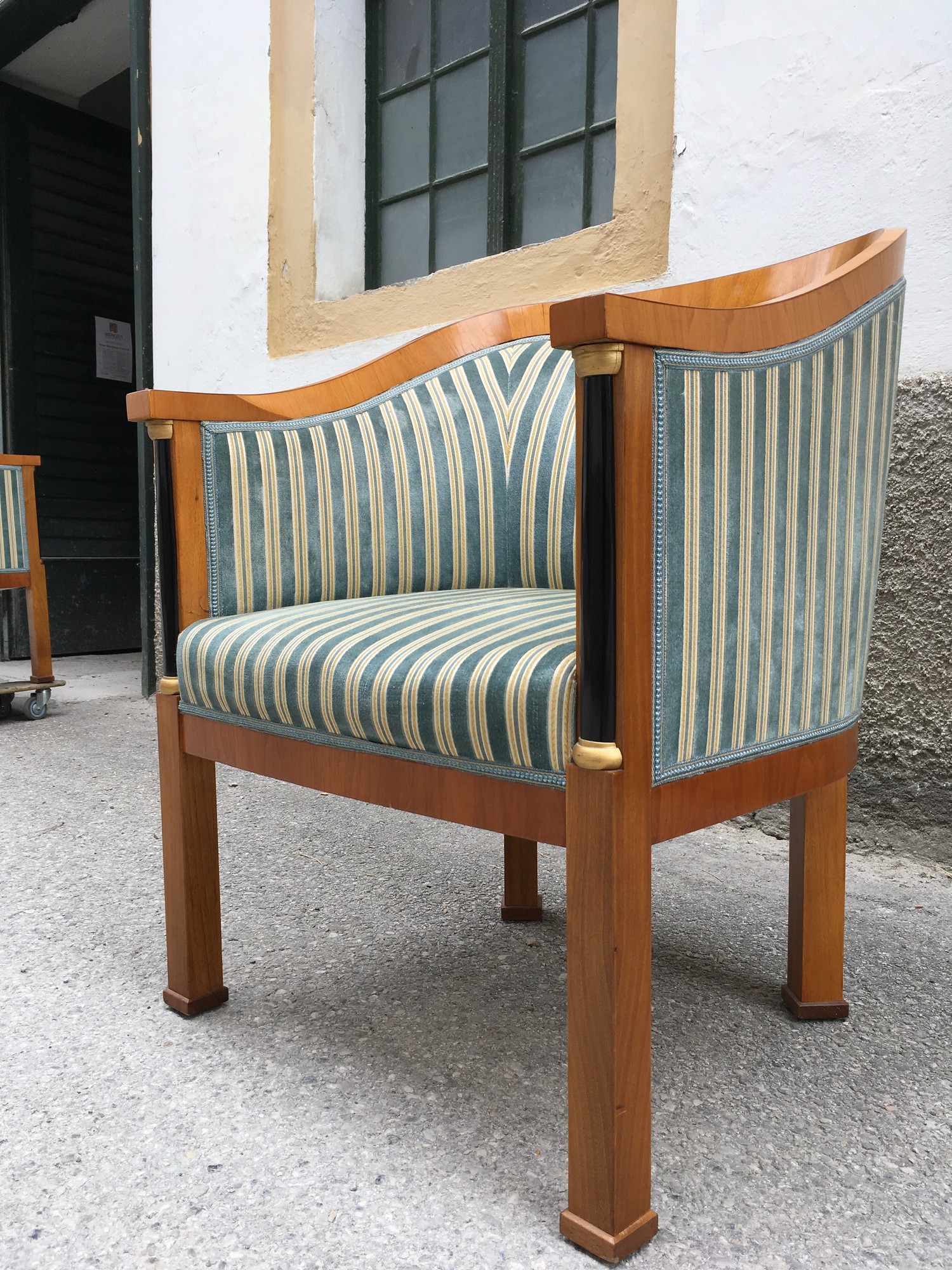 Sitzgarnitur Biedermeier Stil Sofa Tisch Sessel Sofagarnitur