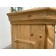 Bauernschrank Naturholz Vintage geschnitzt antik Landhaus Möbel Küchenschrank