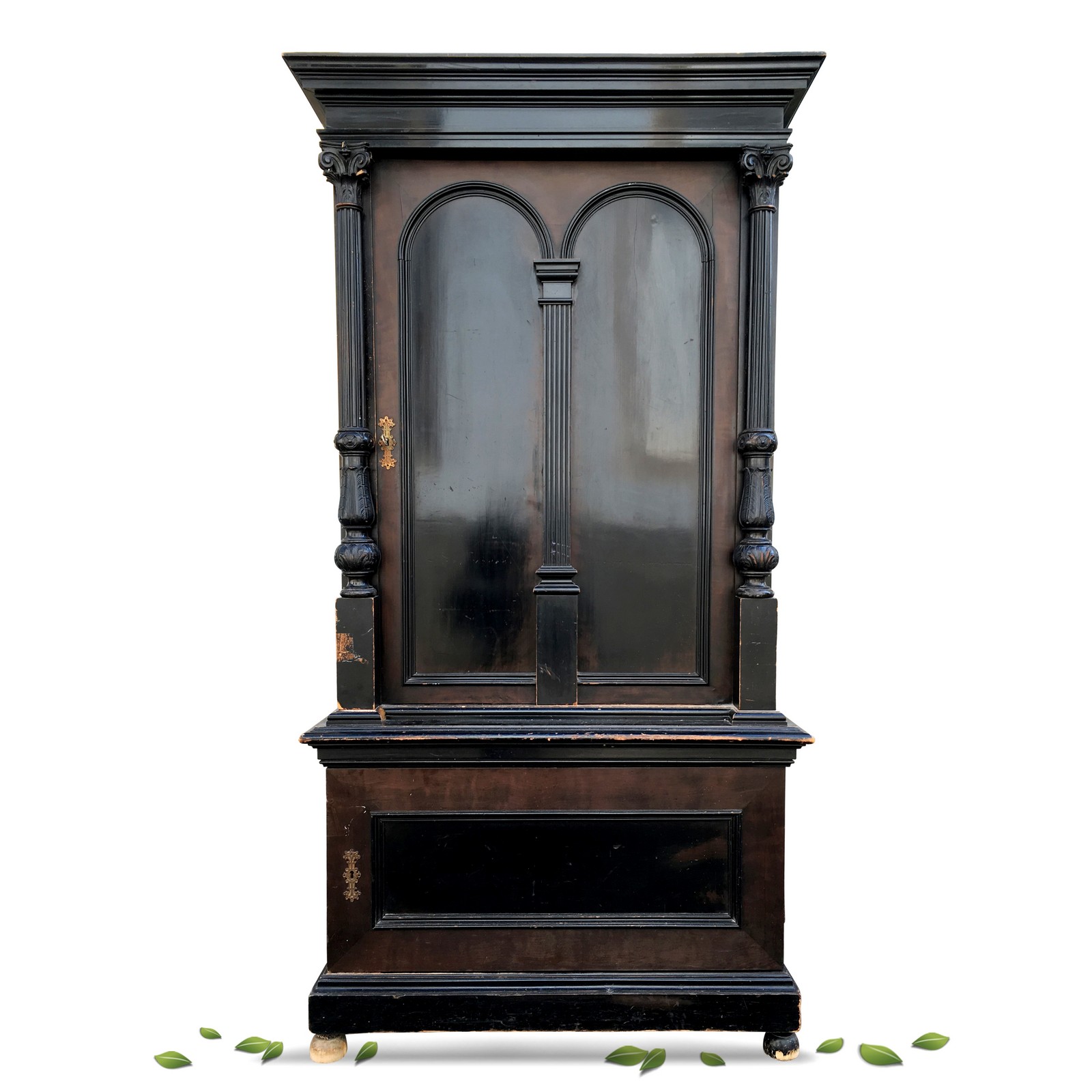 Schrank antik Gründerzeit Bücherschrank bezauberndes Vintage Vertiko Schrank Vintage Bücherschrank antik Gründerzeit