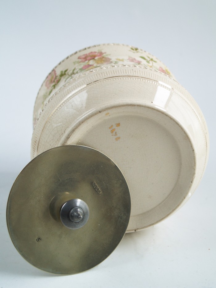 Deckeldose Keramik antik