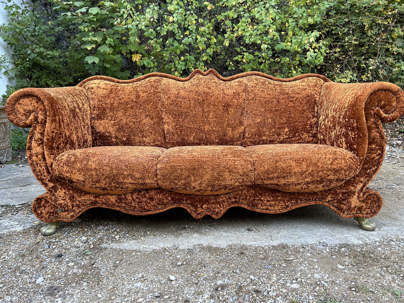 Barockes Sofa Bretz Bronze Glamoursamt Designklassiker Filmrequisite Möbel