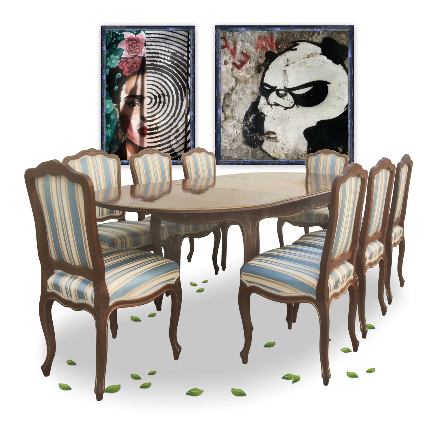 esszimmer tisch sessel stuhl friedrich otto schmidt stilmoebel barock rokoko
