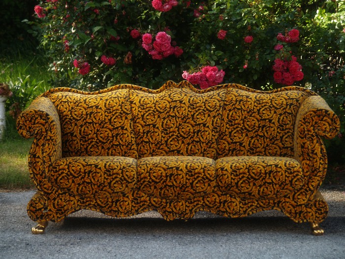 Bretz Gold Sofa Emily