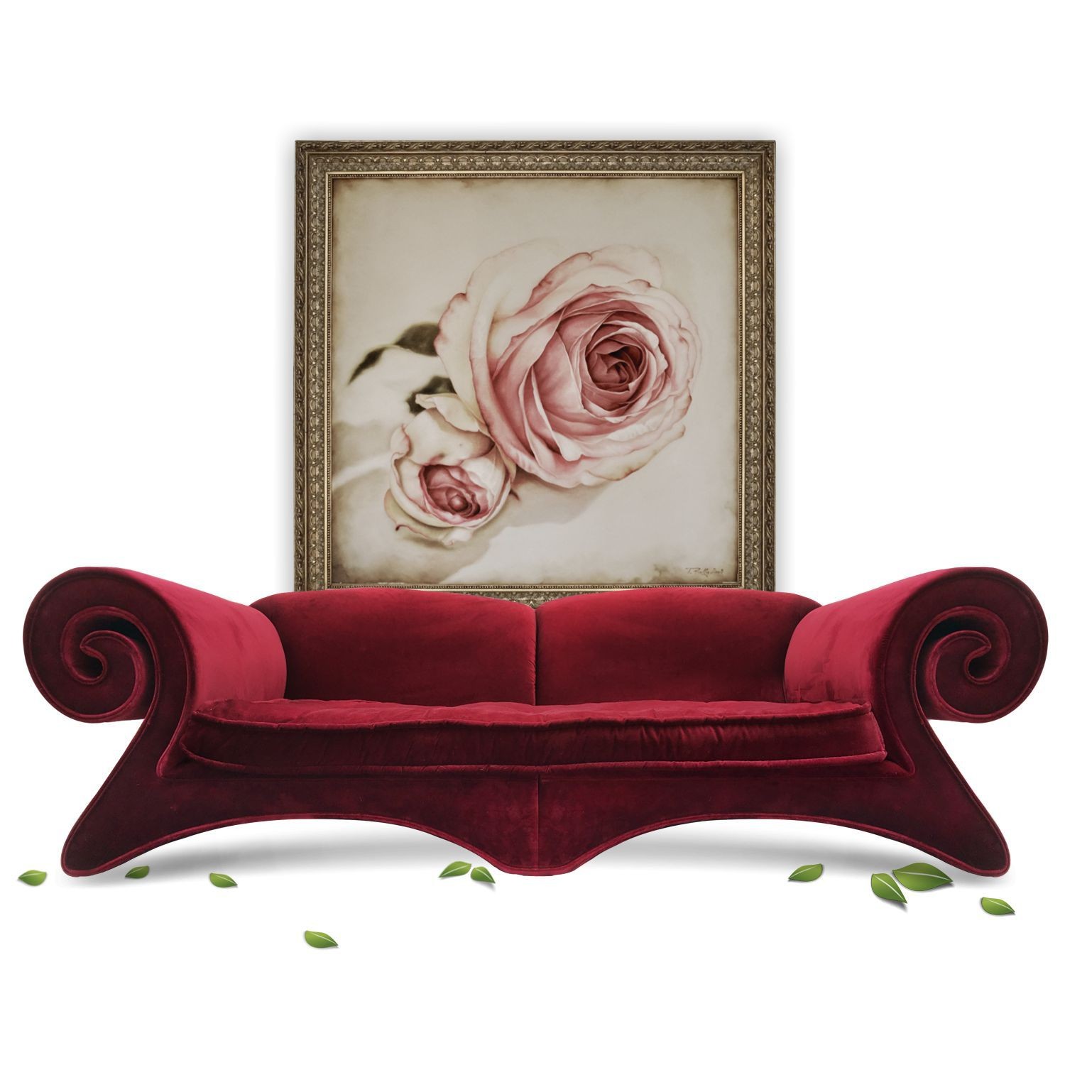 BRETZ Sofa Mamma Mammut blutrot Riesensofa