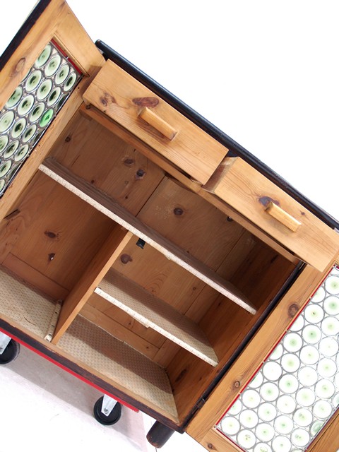 antike Kommode Vollholz