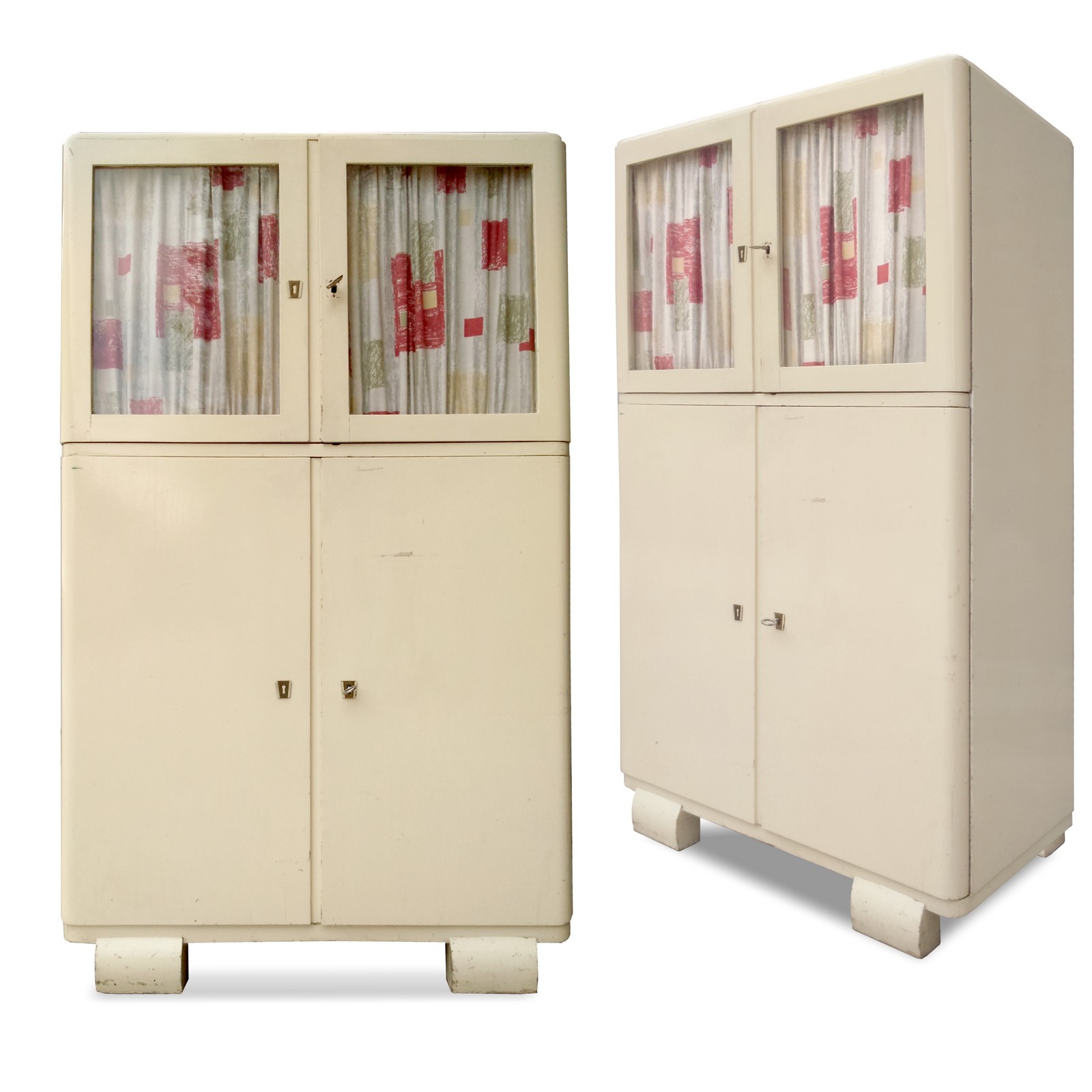 Vintage Küchenschrank Original Retro Möbel Vintage Küchenschrank antik creme Möbel Requisite Film Foto Möbelverleih