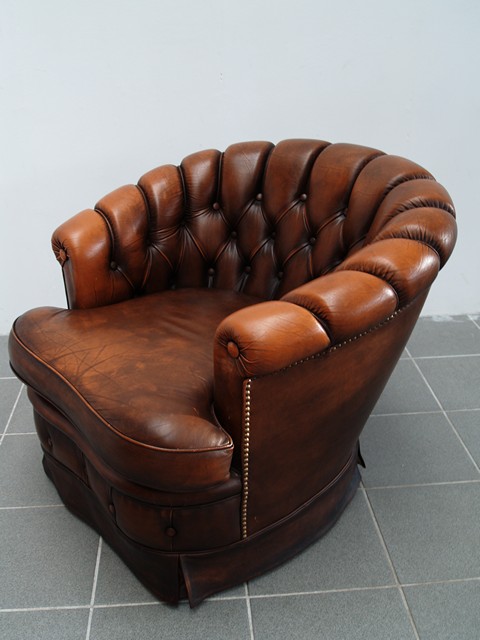Chesterfield Ledersessel