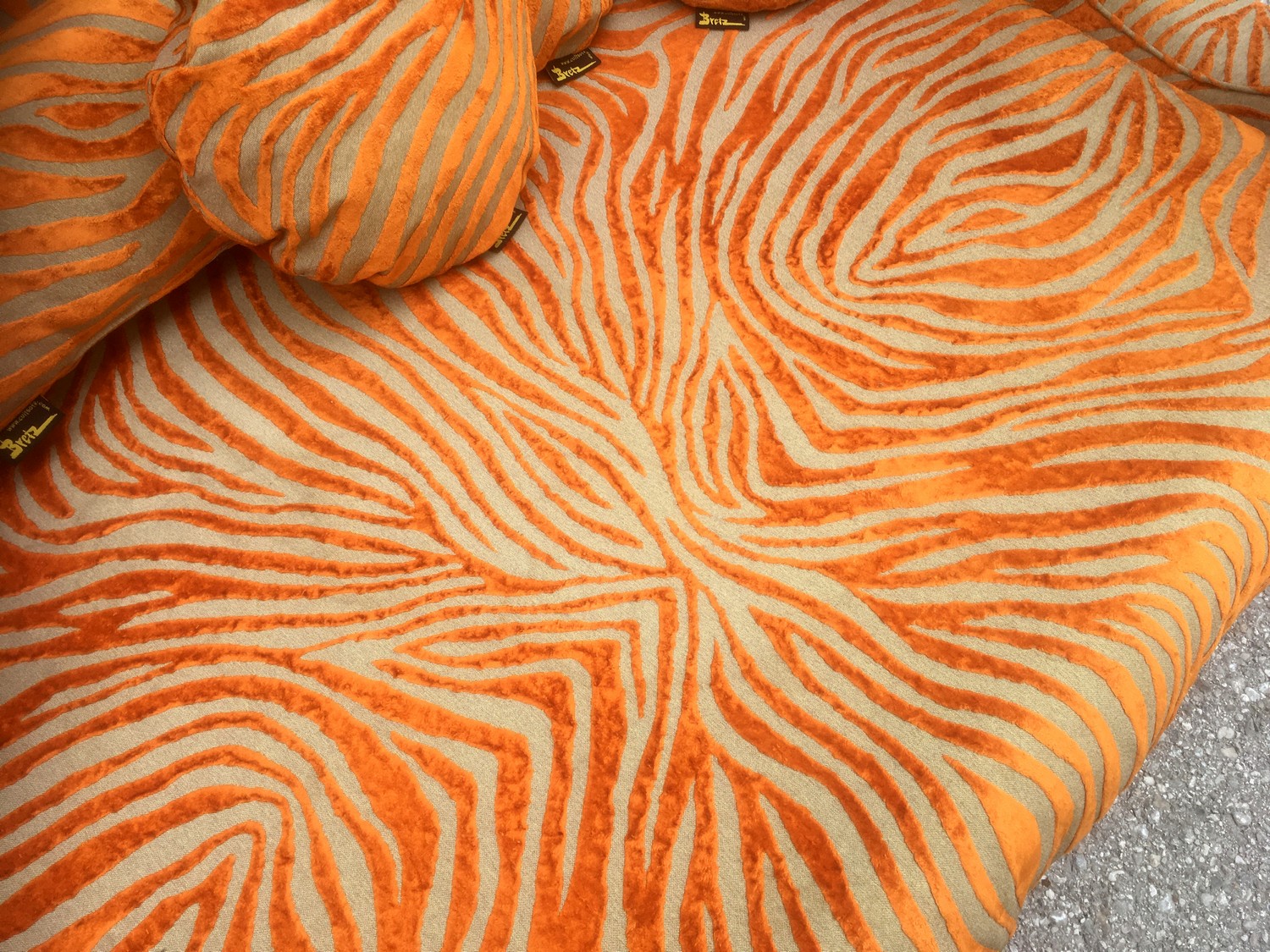 Bretz Sofa Slowrider Zebra Orange achtsam gebrauchtes Designermöbel Tangerine