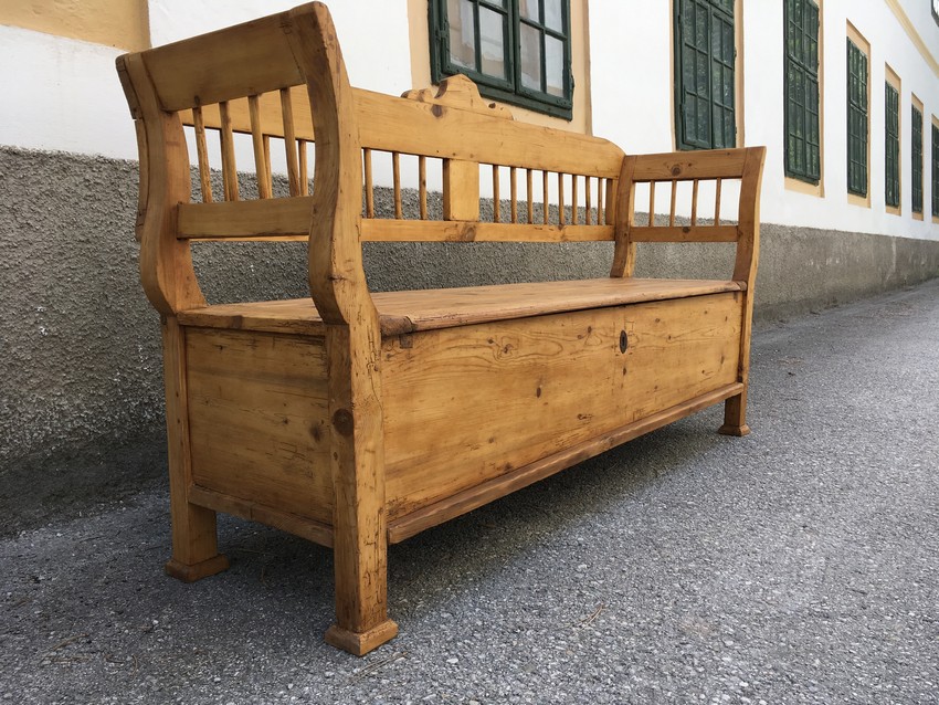 Truhenbank Landhausstil