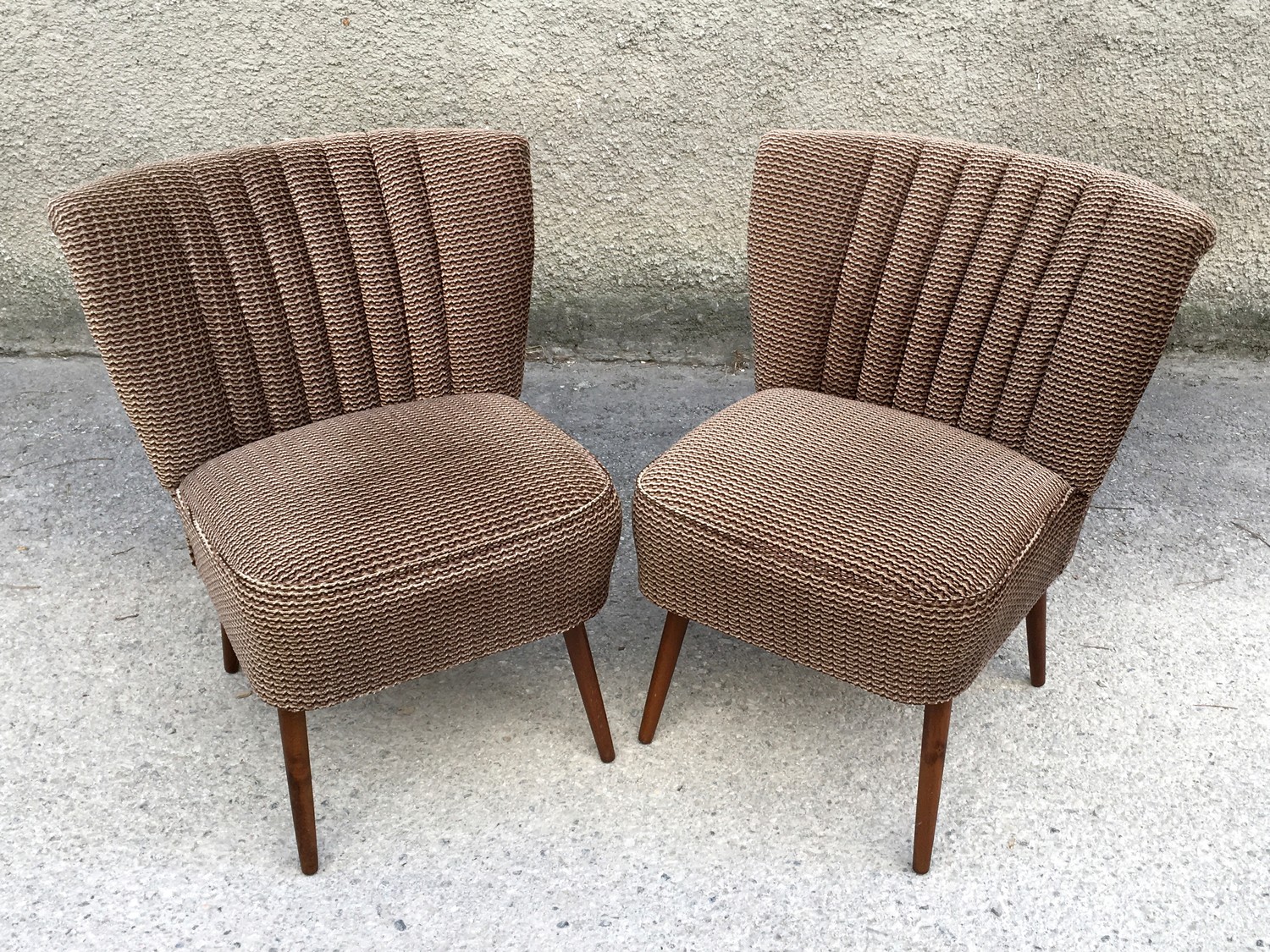 Cocktailsessel Vintage 50er- 60er-Jahre Retro Stühle antik Midcentury Möbel Original