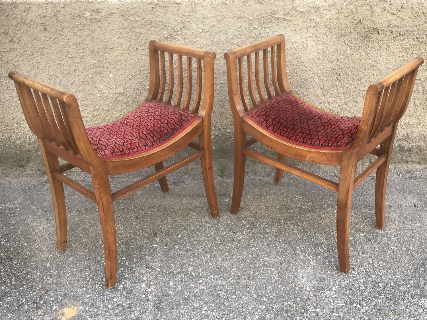 Gondel Stuhl Jugendstil Sprossen antik