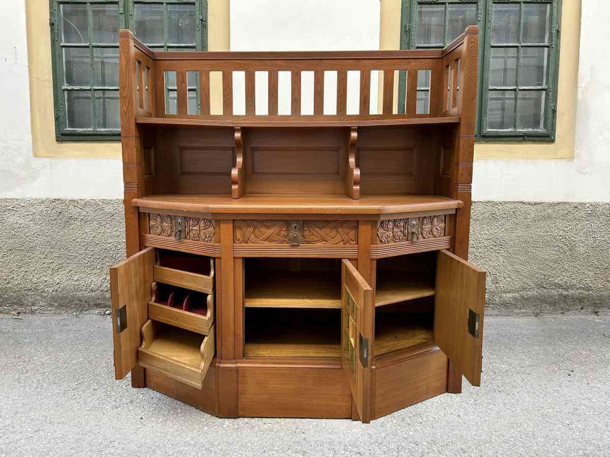 Antiker Schrank Jugendstil Anton Bembe Möbel Mainz Anrichte