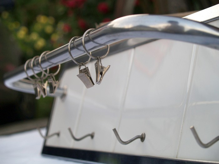 Shabby Chic Haken creme weiß