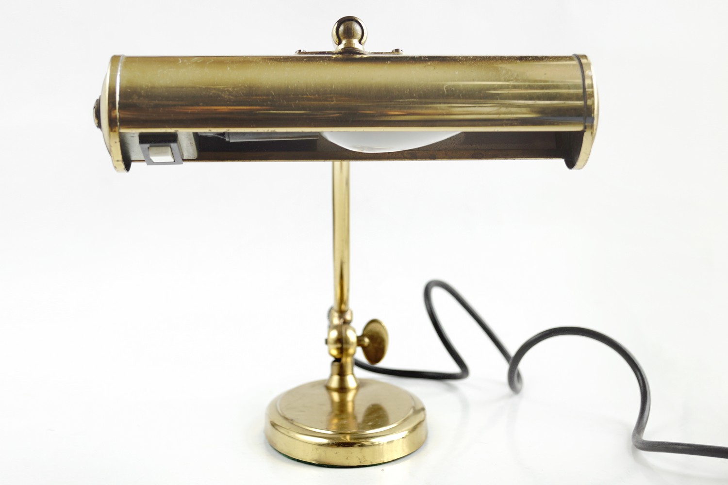 Tischlampe Schreibtischlampe Kontorlampe Tischleuchte Messing Vintage