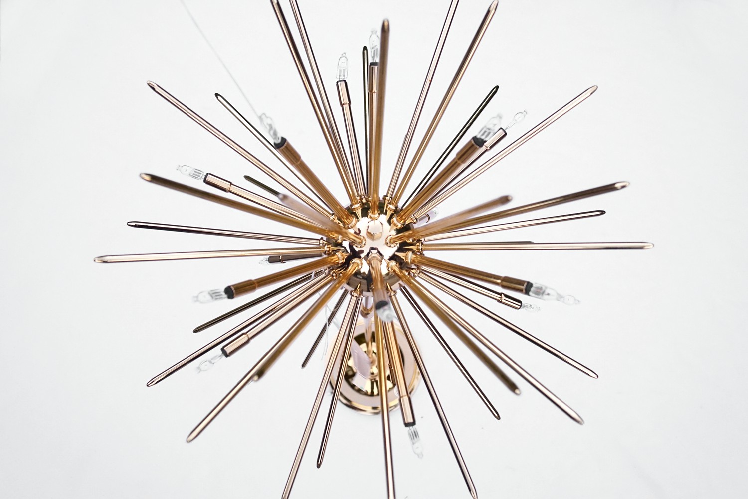 Leuchter Galaxy Orion Wien Sputnik gold 24k Kronleuchter 2G 10W Halogen dimmbar Ausstellungsstück Luster Hängelampe Sale Ausstellungsstück