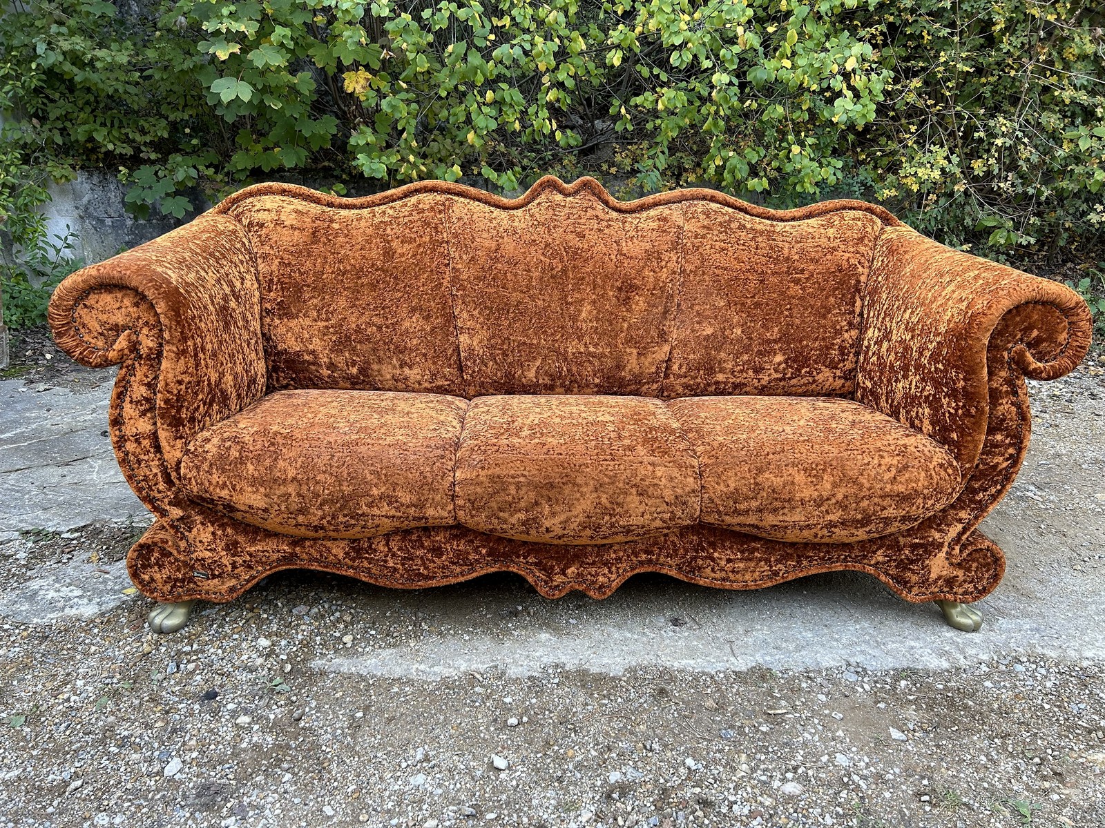 Barockes Sofa Bretz Bronze Glamoursamt Designklassiker Filmrequisite Möbel