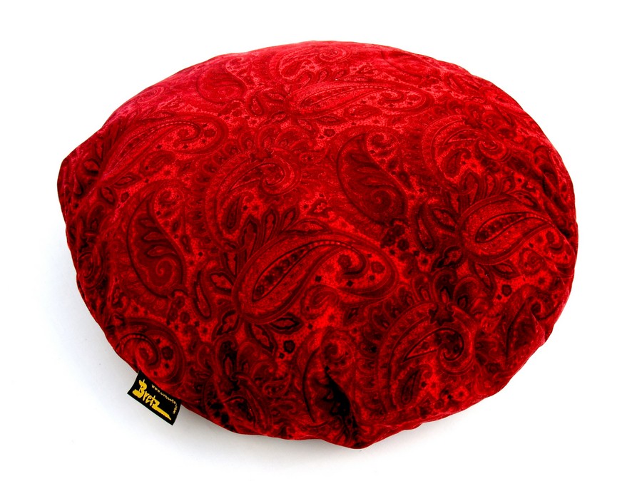 Bretz Kissen Paisley rot rund