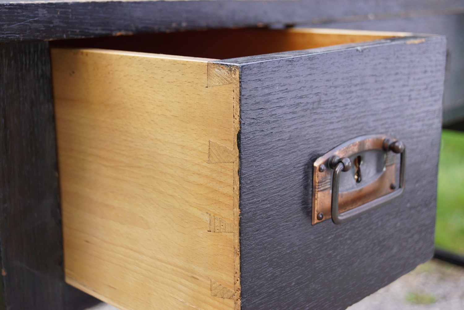 Sekretaer antik schwarz