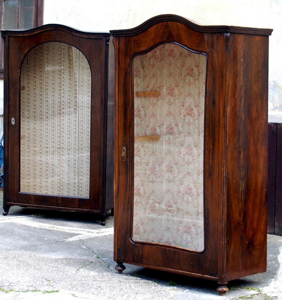 antike Biedermeier Vitrine