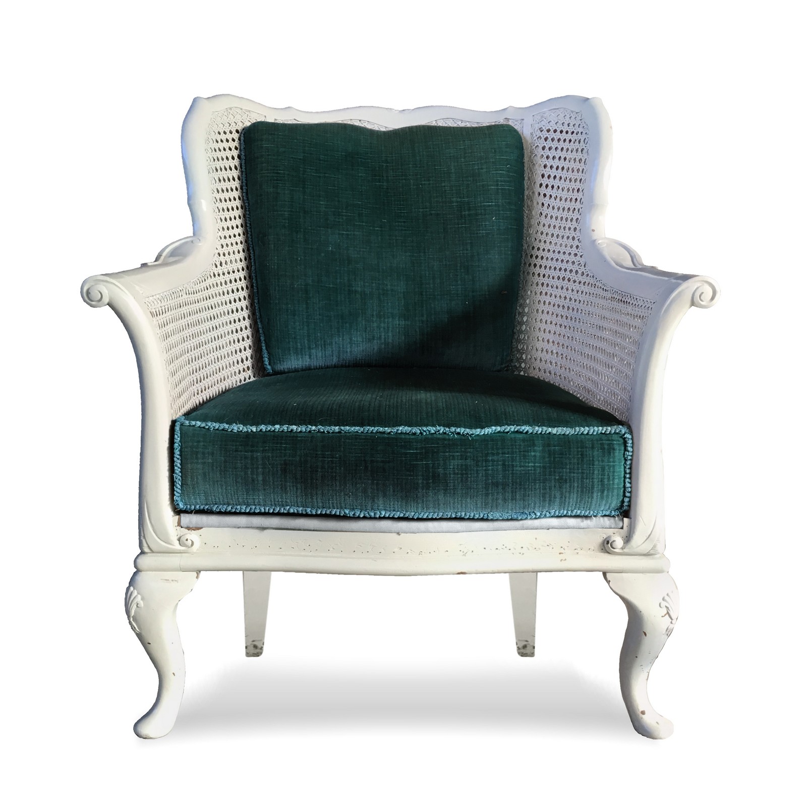 Antiker Sessel mit Wiener Geflecht weiß Antiker Sessel Wiener Geflecht weiß