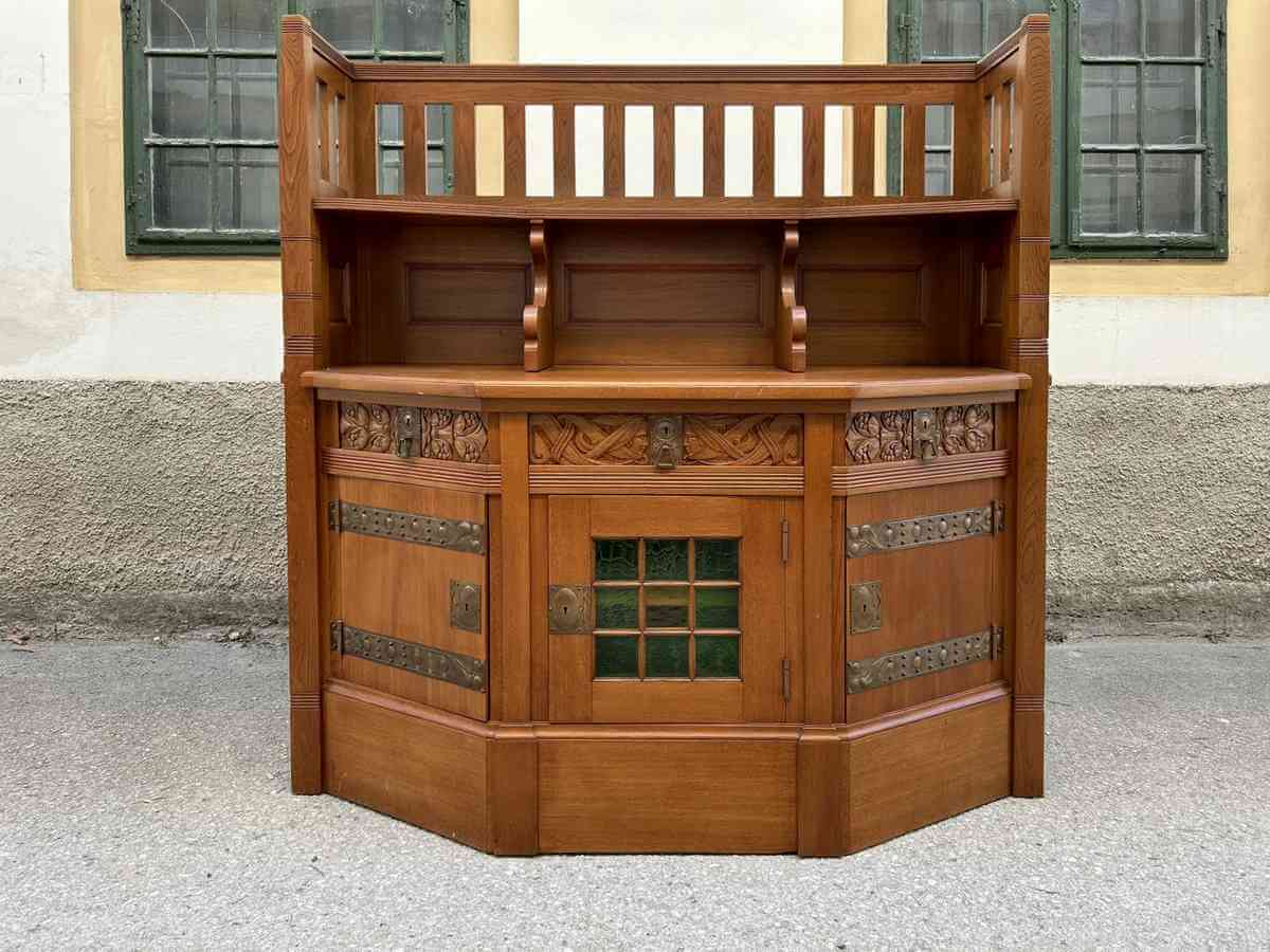 Antiker Schrank Jugendstil Anton Bembe Möbel Mainz Anrichte