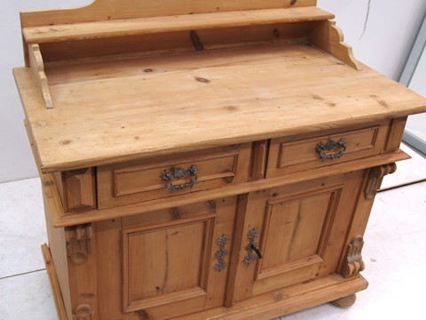 antike Kommode Naturholz