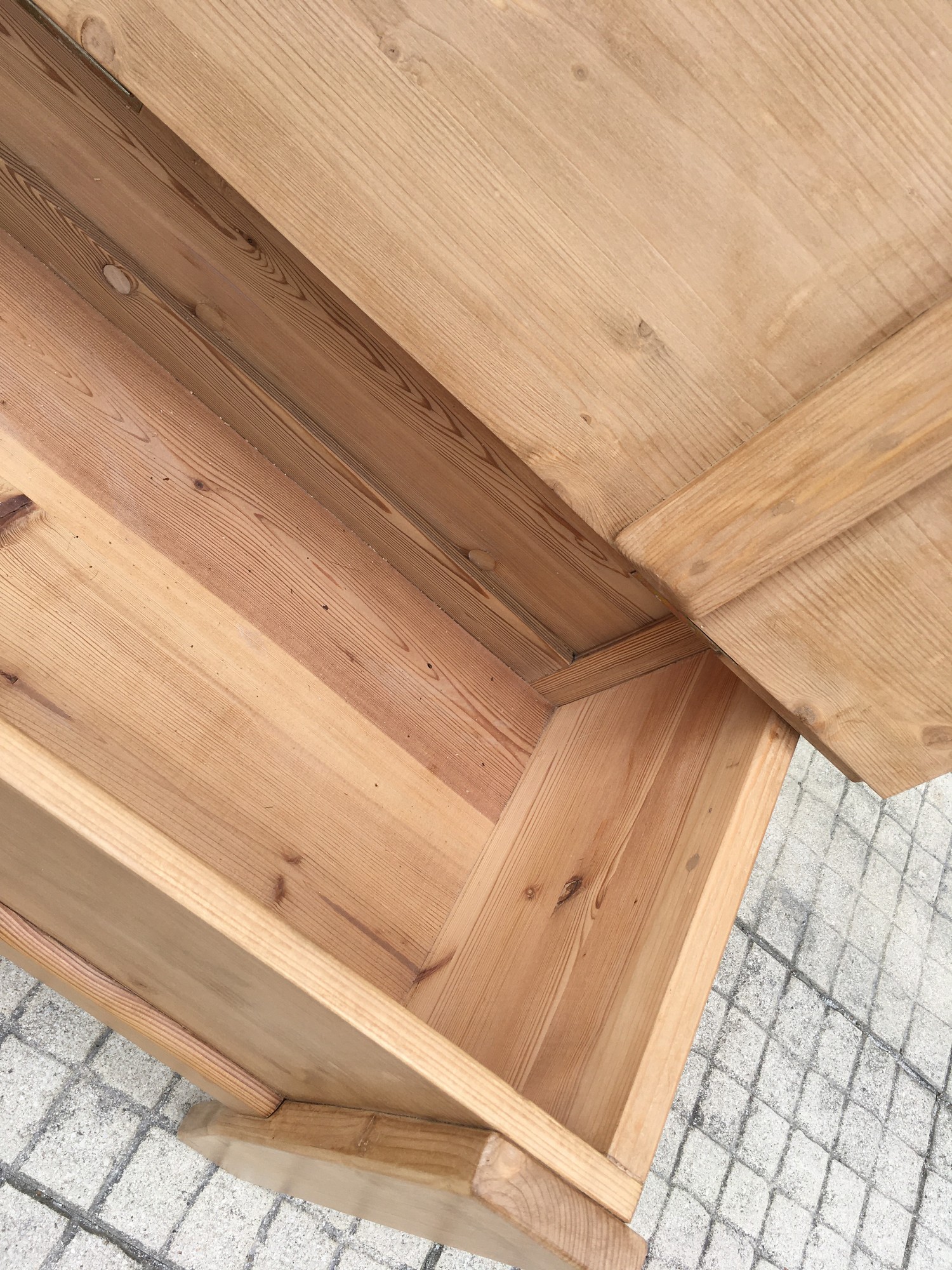 Truhenbank Sitzbank Truhe Truhensitzbank Weichholz Landhausstil zierlich