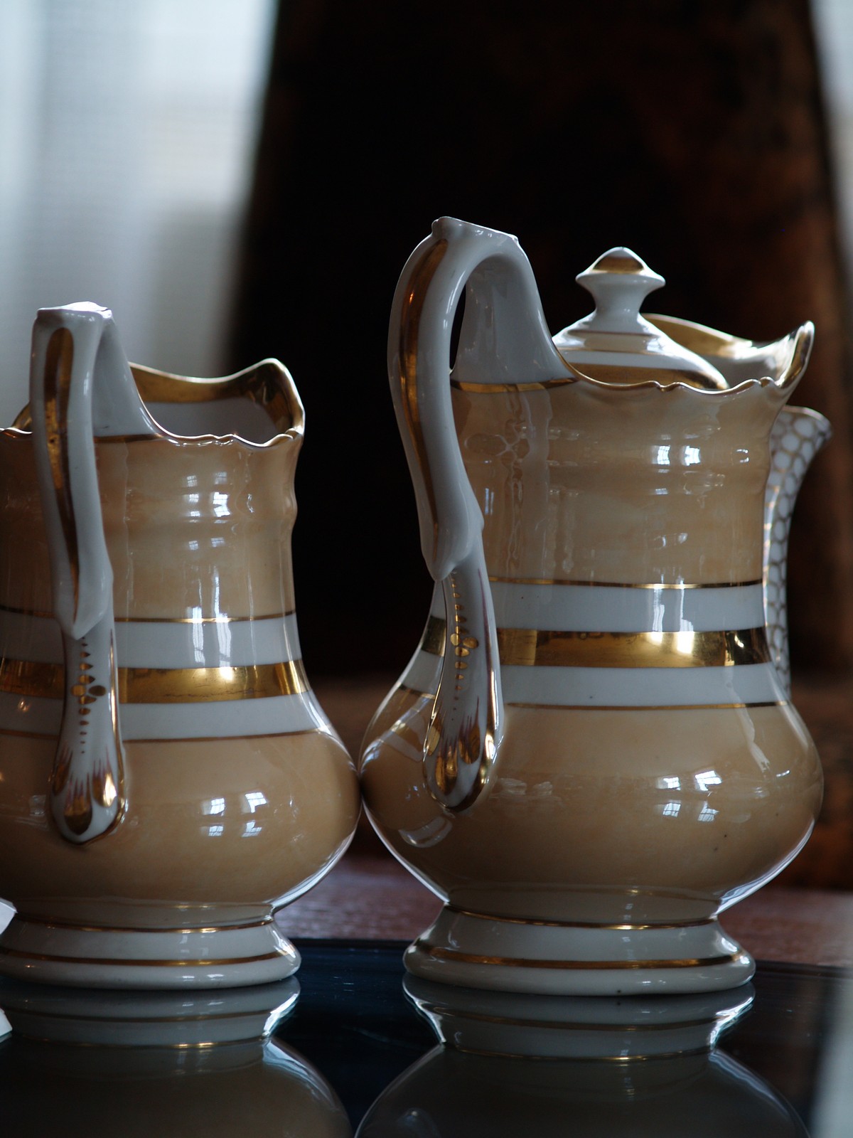 Porzellan golden antik