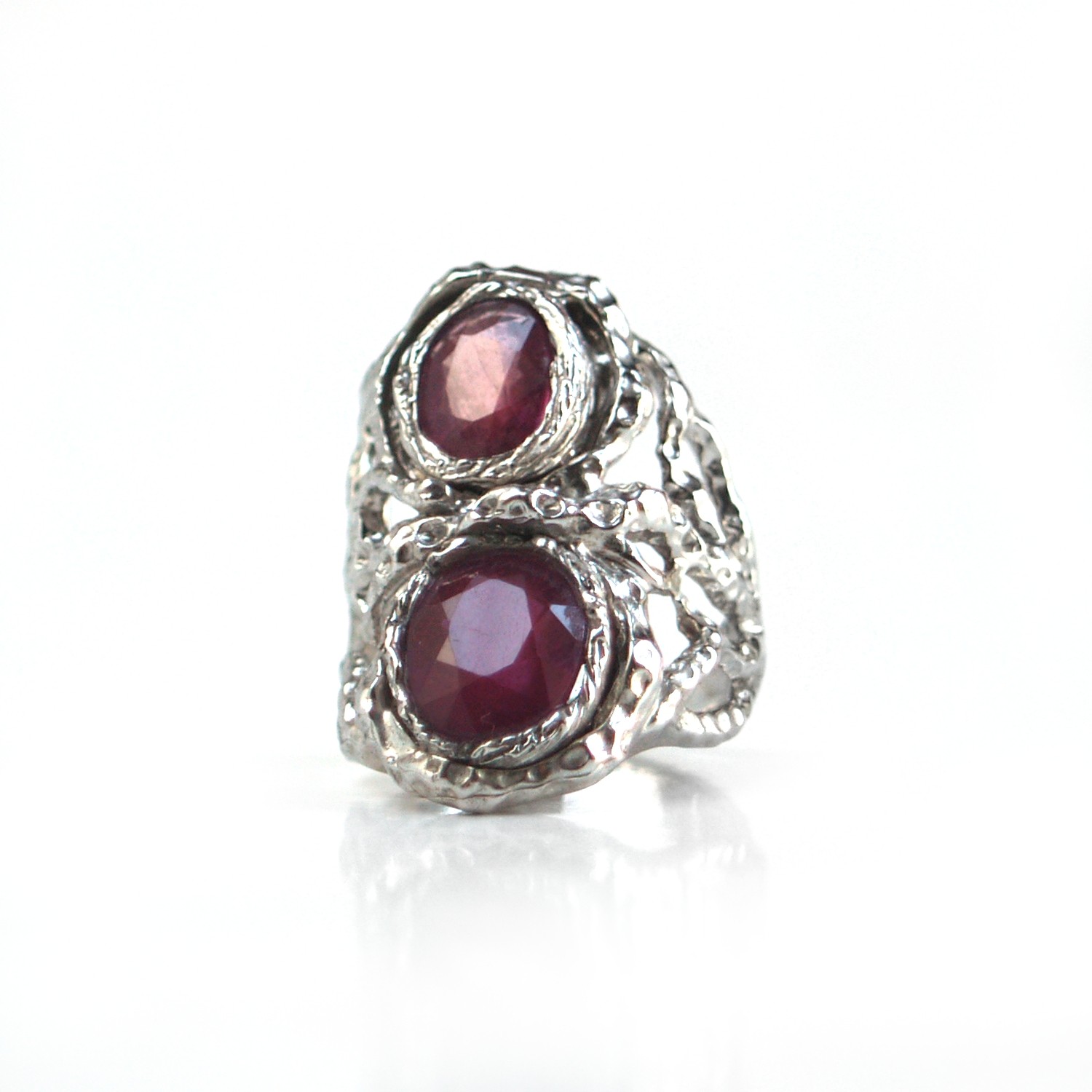 Ring 925 Silber Rubin