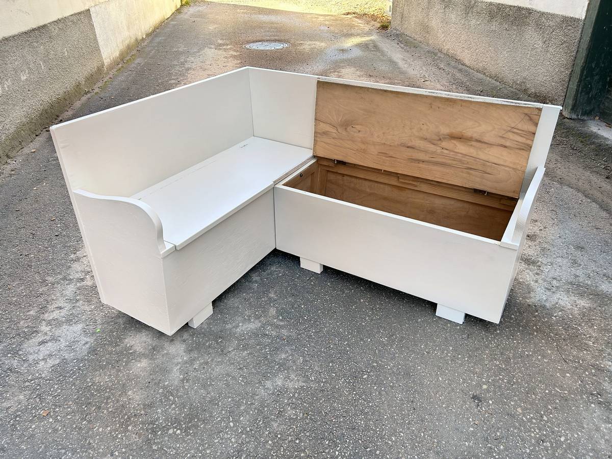 Truhensitzbank vintage