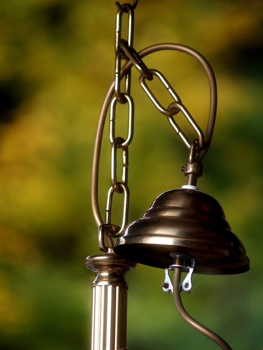 Messing Glaskugeln Lampe