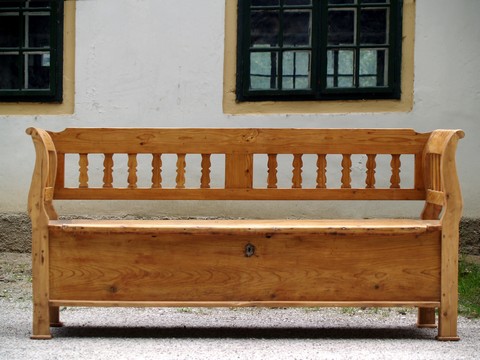 Vollholz Küchensitzbank antik