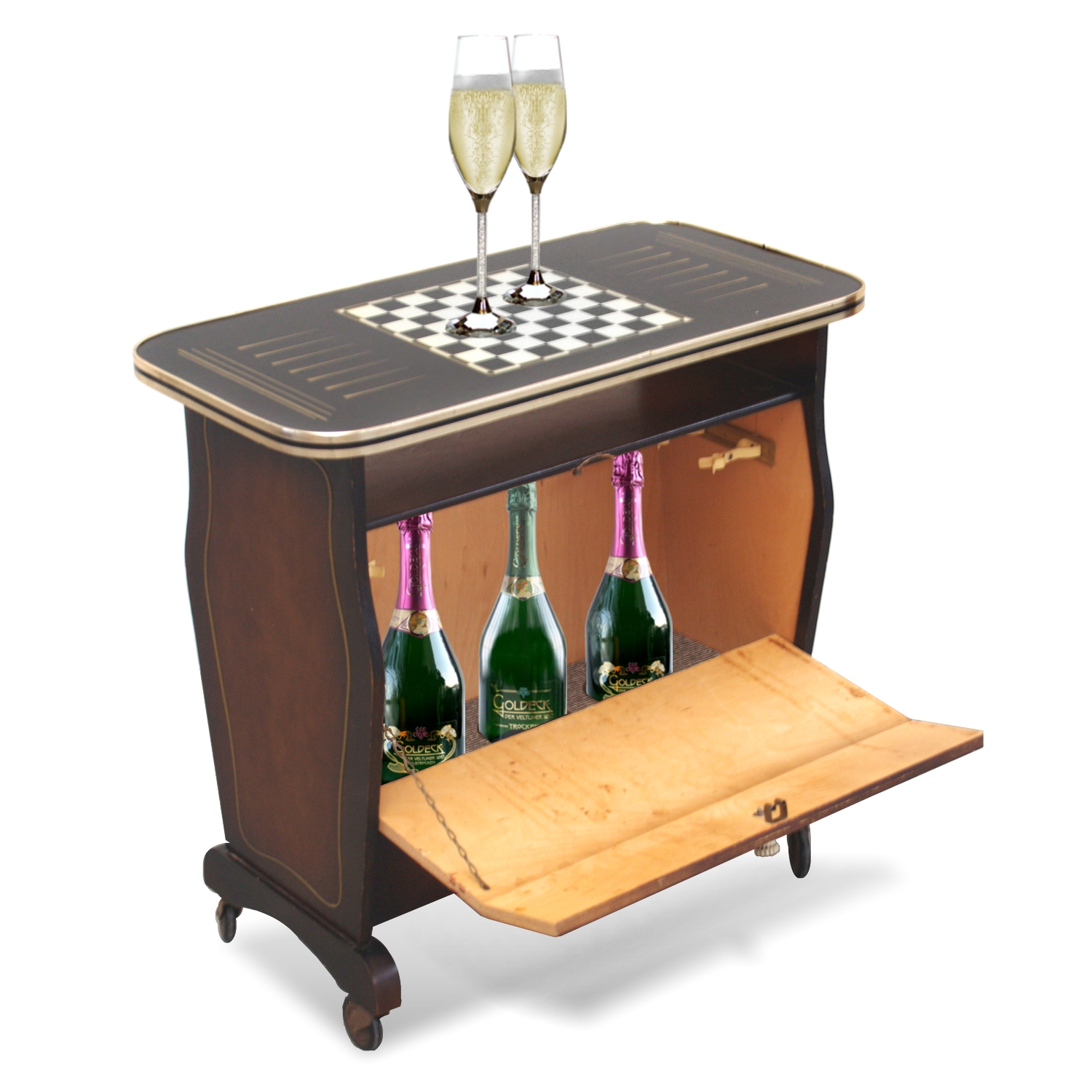 Beistelltisch Schachtisch Vintage