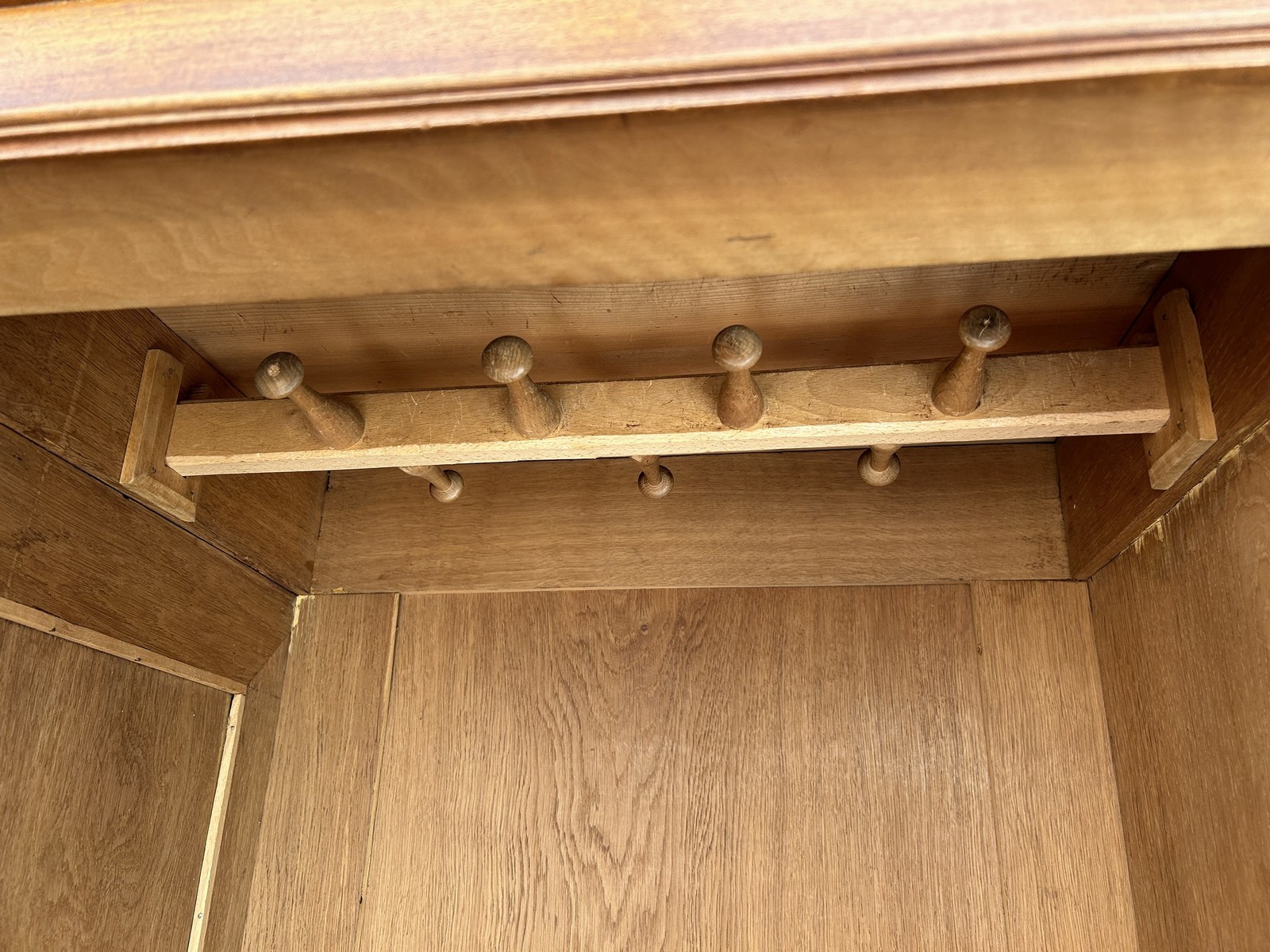 Historismus Spiegelschrank Garderobenschrank antik ca. 1880
