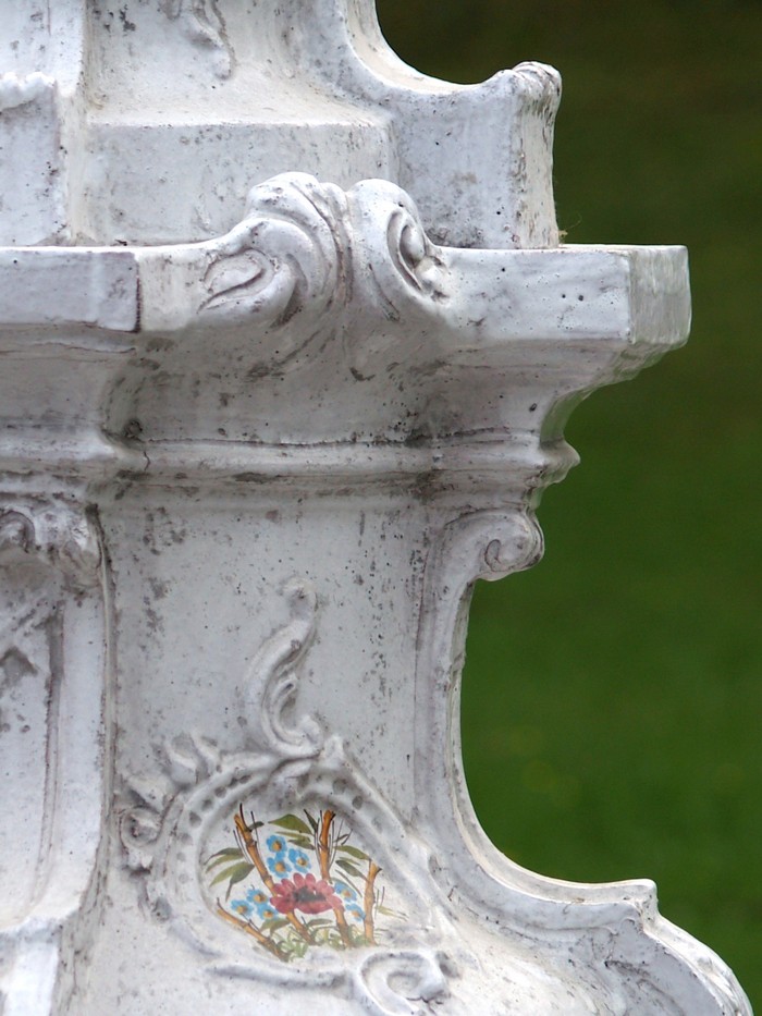 Keramik Ofen Majolika Antikstil