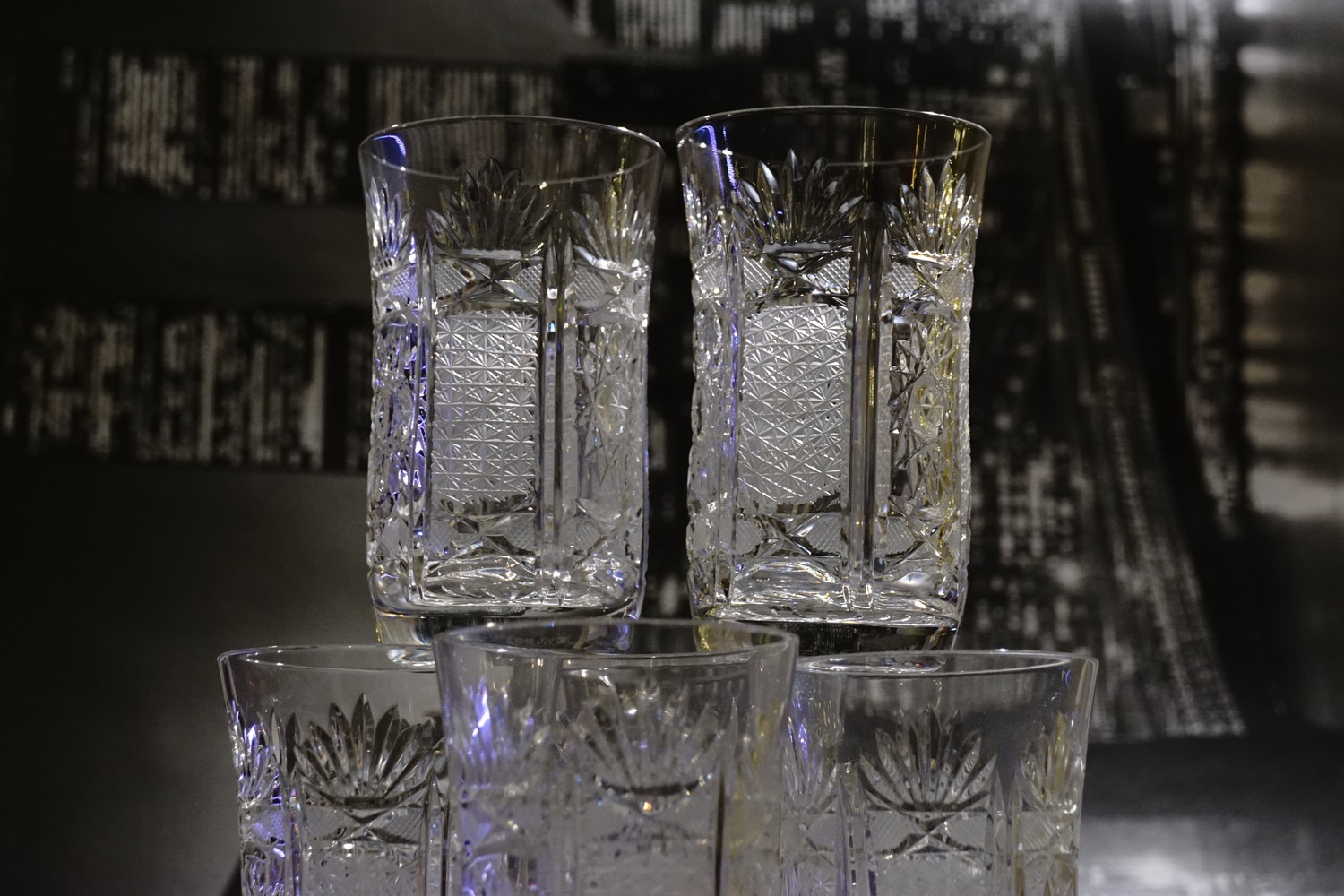 Bleikristall Gläser Becher Kristallgläser Wassergläser Whisky Burbon Vodka