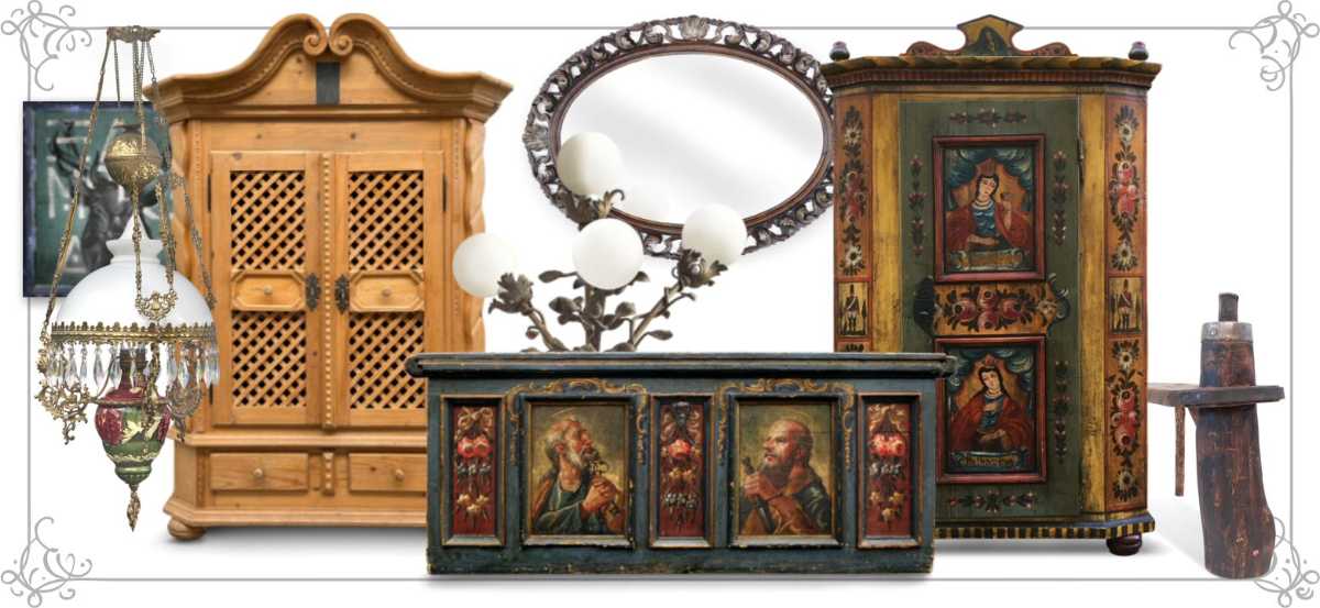 Bauernschrank antike Möbel Vintage Antiquitäten Onlineshop kaufen Transport Deutschland Bauernmöbel Barock