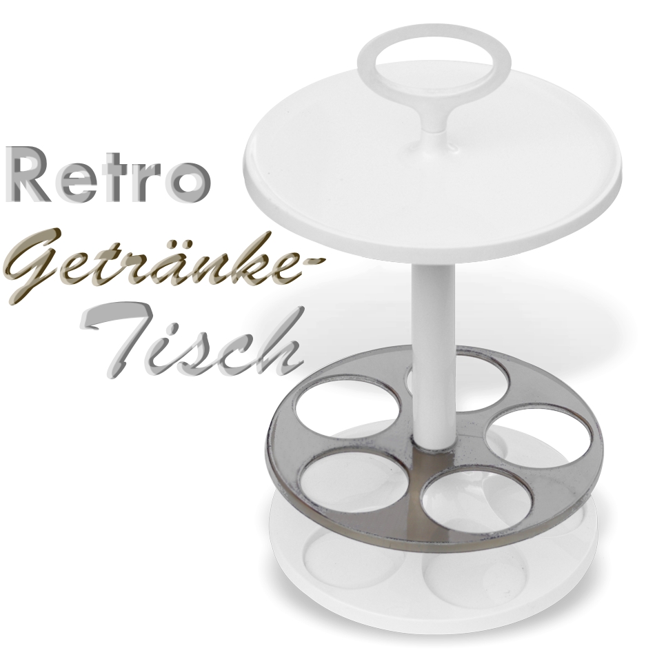 Retro Getränketisch Bar 70er-Jahre Beistelltisch Möbel