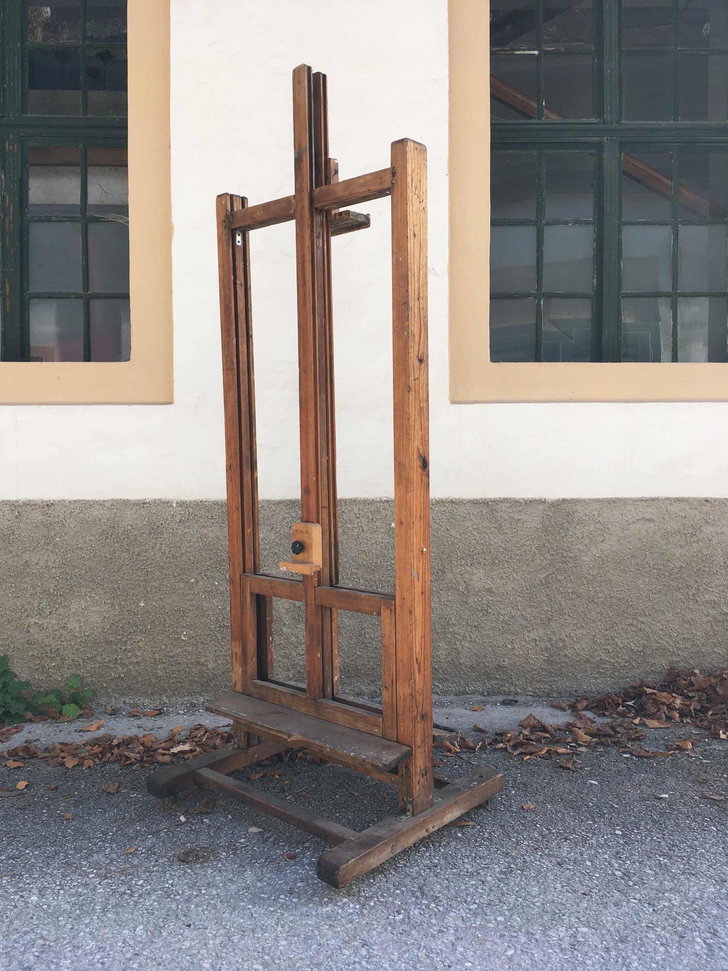 Standstaffelei doppelseitig Vintage Gemäldehalter Bilderhalter Holz groß antik