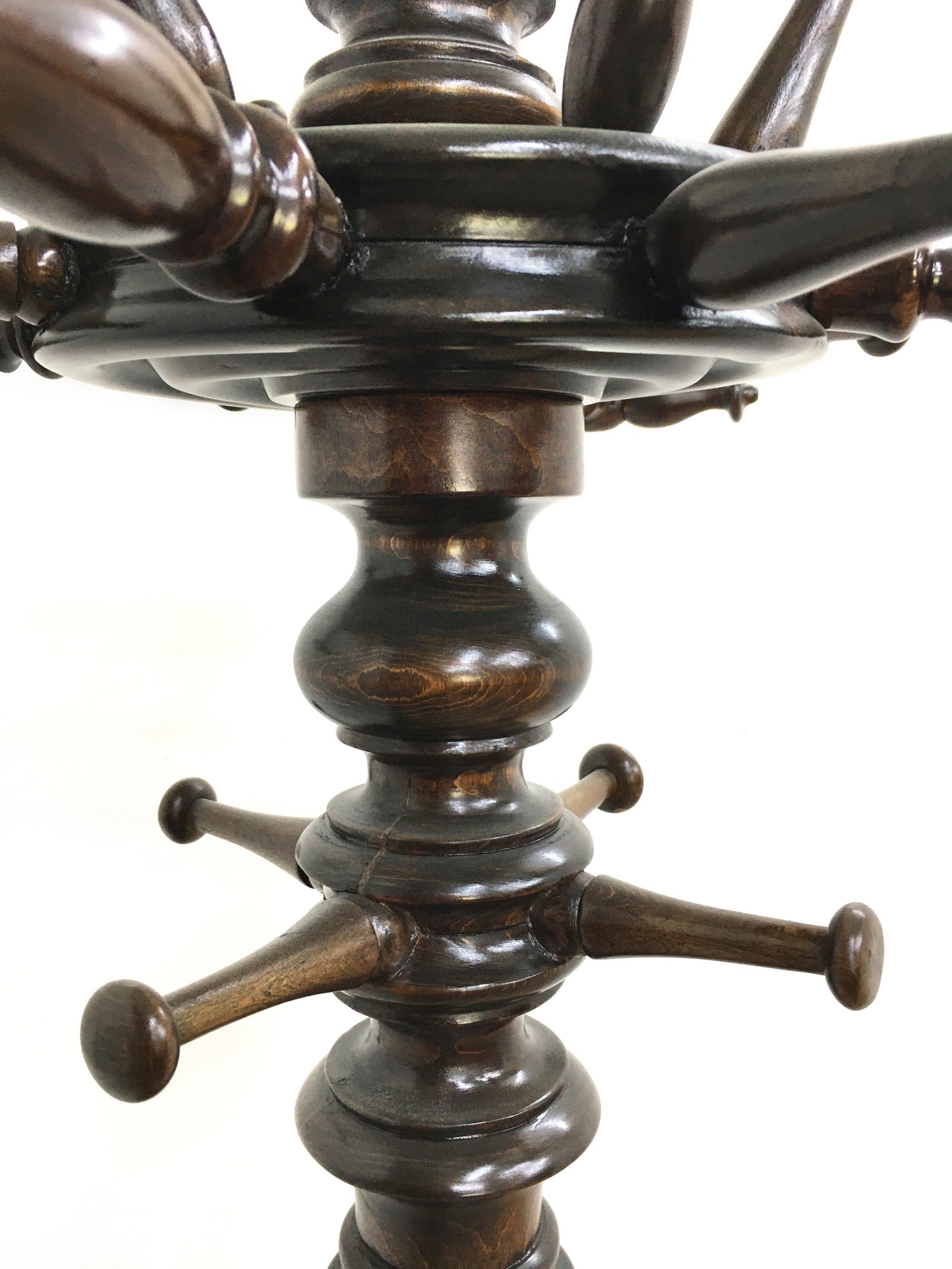 Garderobe Garderobenständer antik restauriert Kleiderständer um 1860