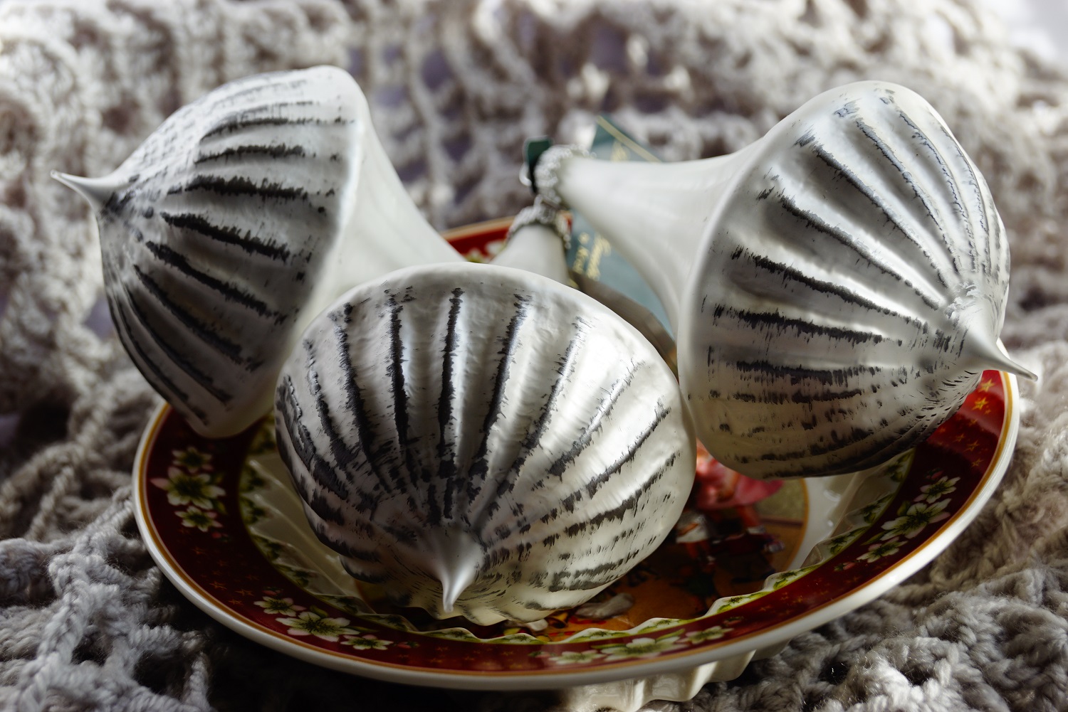 Christbaumkugel Glas mundgeblasen handgemacht lauscha Barock Ornament