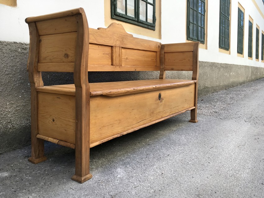 Truhenbank Landhausstil