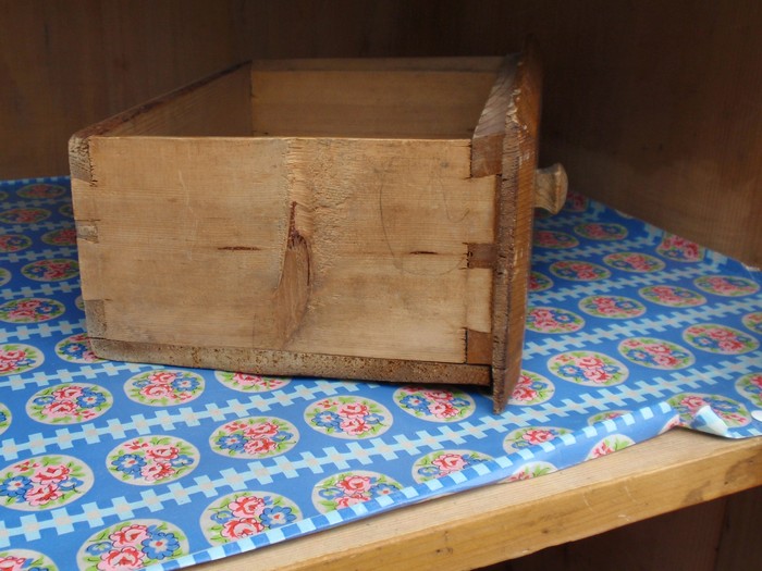 Bauernschrank antik Laden verzinkt Massivholz Barock Möbel