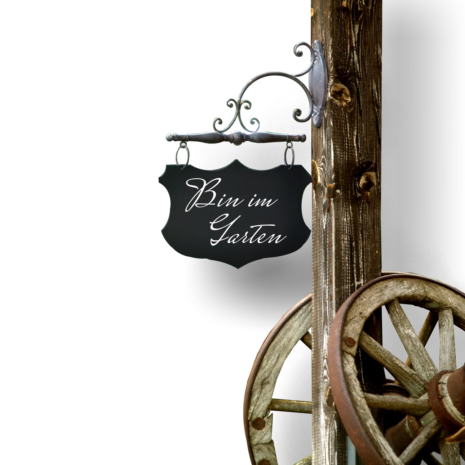 Ausleger Schild Gusseisen Shabby Chic neu Wandschild Eisen Hotel