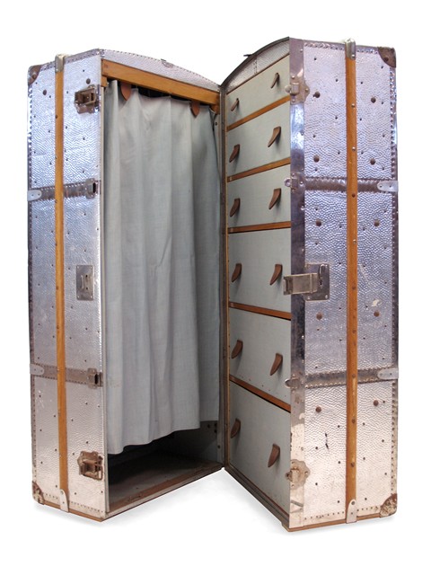 Kofferschrank antik Vintage Truhe