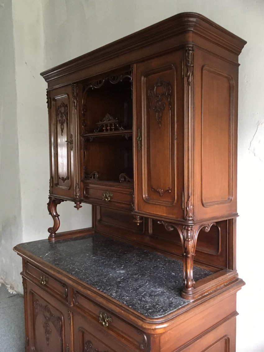 Kredenz antik Marmorplatte