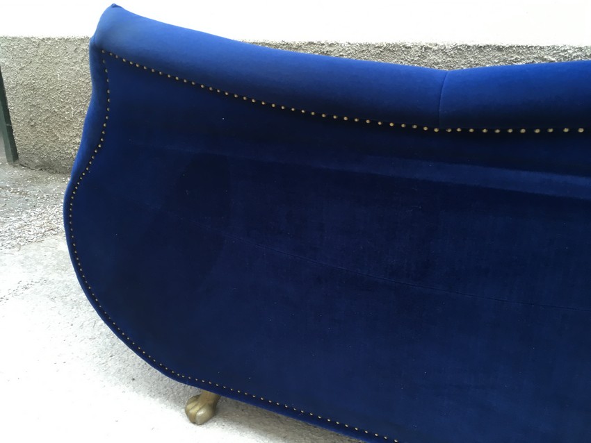 Bretz Gaudi Sofa Zweisitzer blau