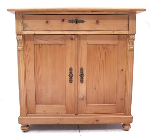 Kommode Naturholz antiker Shabby Chic Vintage Küchenmöbel Bauernschrank Naturholz Kommode antik